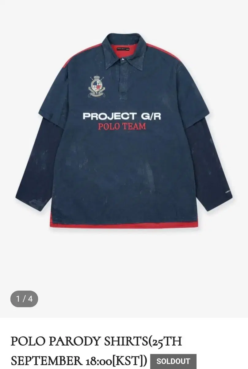 2) Project GR Polo Shirt Navy | Bunjang Global